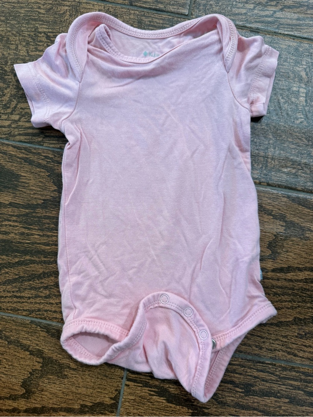 Kyte BABY Light Pink Short-Sleeve One-Piece Bodysuit